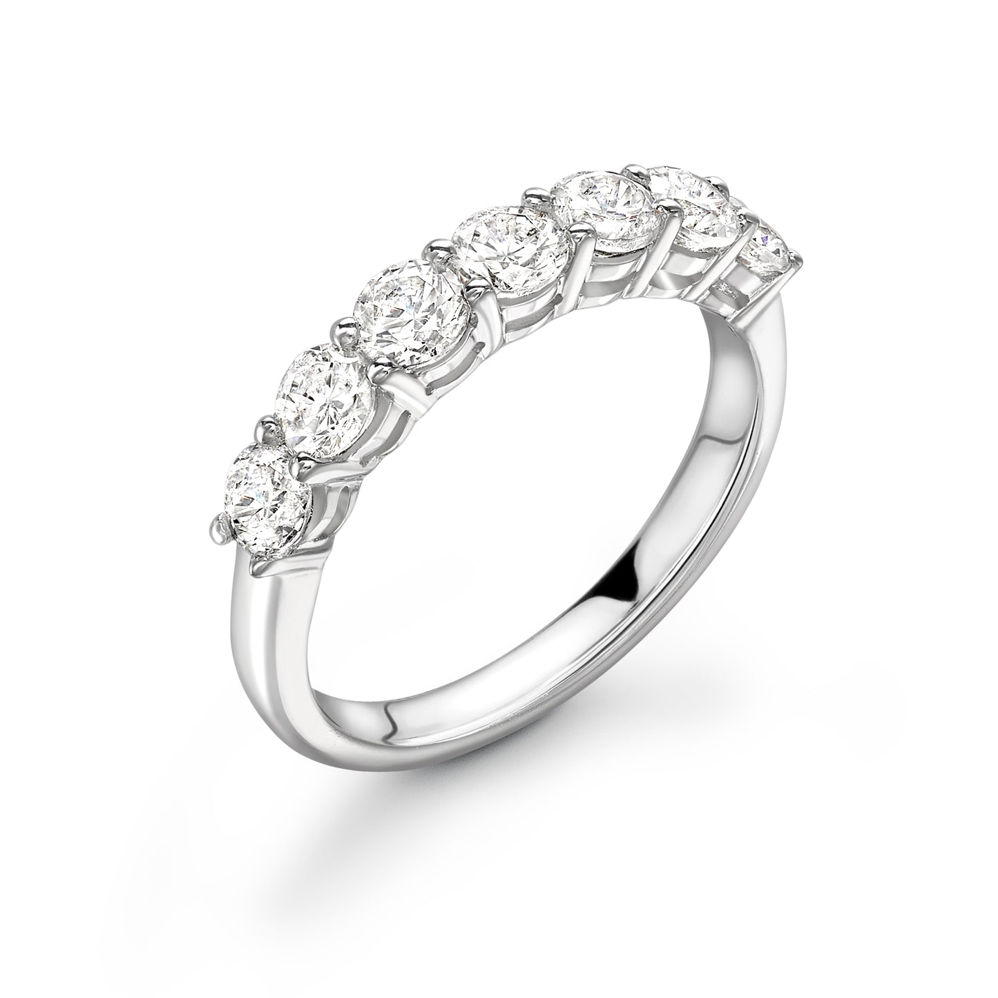 Platinum Lab Diamond Wedding Band – 1.40ct