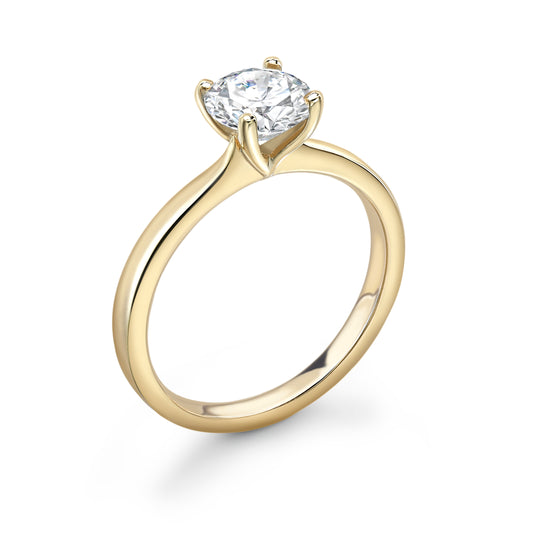 Round Brilliant 4 Claw Setting